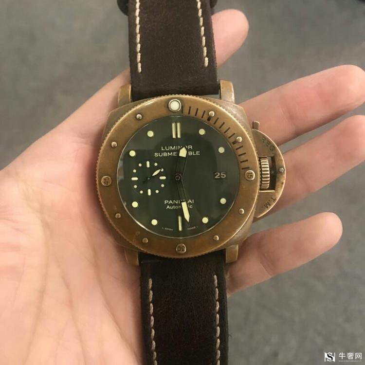 深圳沛纳海青铜手表回收